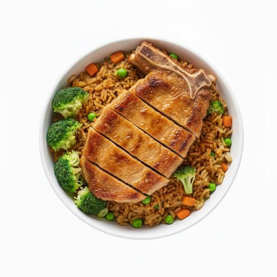 F5. Deep-Fried Pork Chop on Rice 炸猪排饭